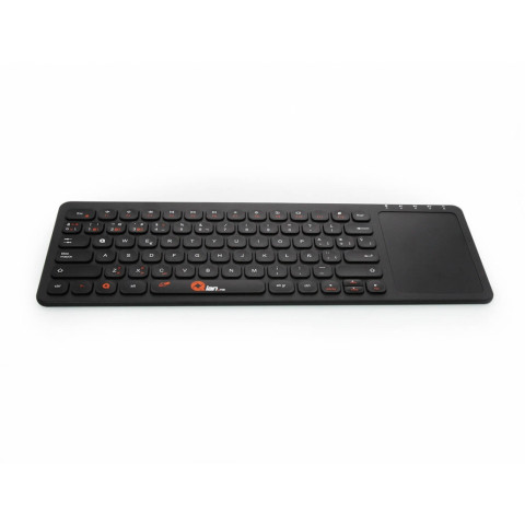 TECLADO INALAMBRICO QIAN SHEJI, BLUETOOTH, TOUCH, 78 TECLAS, QWERTY ESPANOL, NEGRO (QACTB18002)