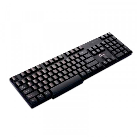 TECLADO ALAMBRICO QIAN XIE, USB, ESPANOL, NEGRO (QATA18001)